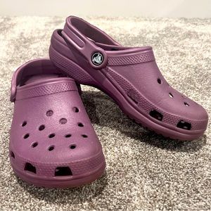 Like New Purple Crocs